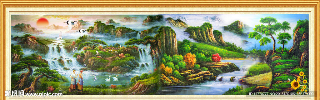 风景油画
