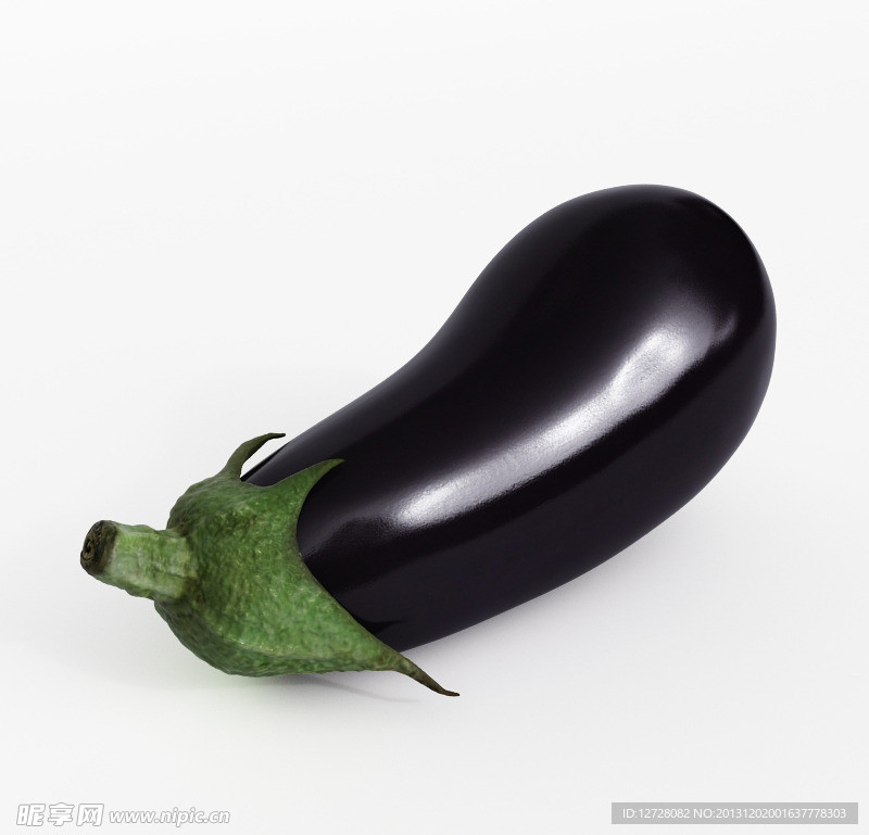 茄子 蔬菜模型