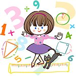 悠游数学当中的女孩
