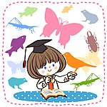 观察生物的博士女生