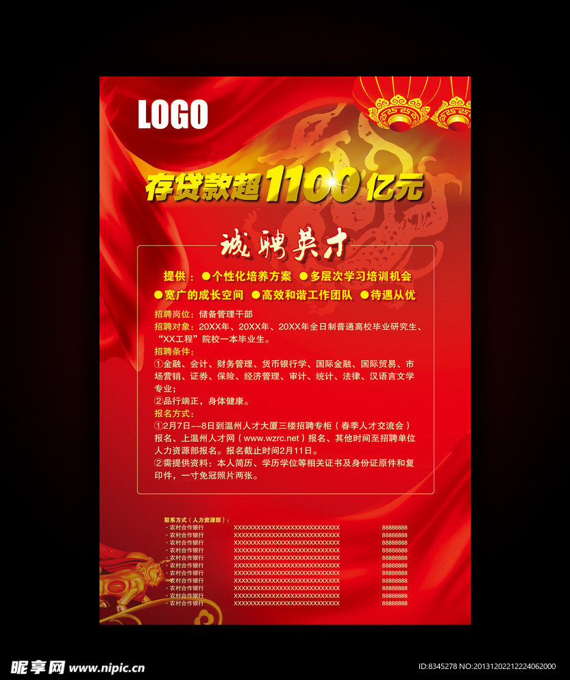 100亿招聘广告