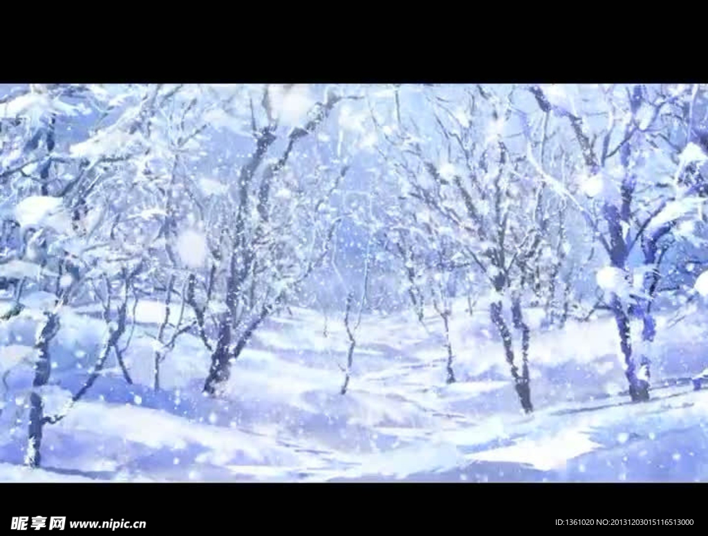 冬季森林雪景-livekong来悟空