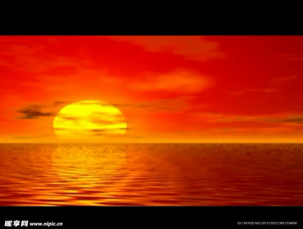日出日落背景视频素材