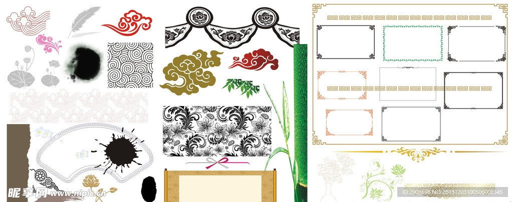 花纹边框