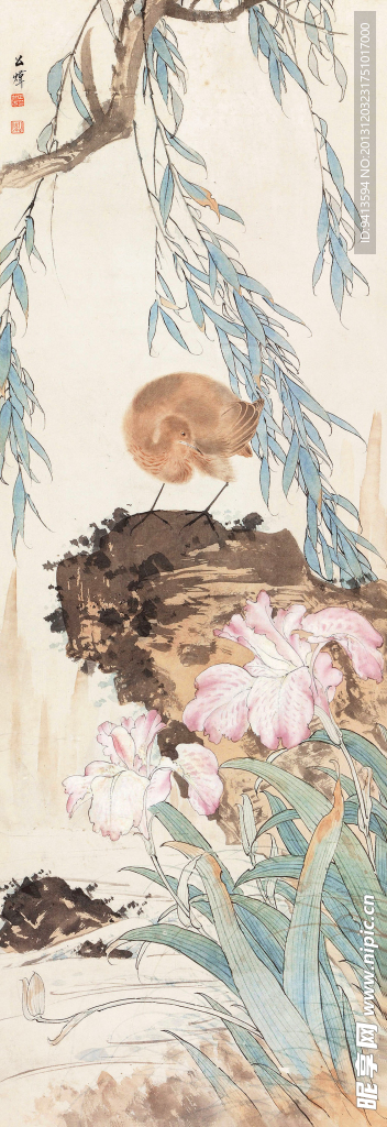 水禽鸢花