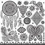欧式古典花纹 羽毛