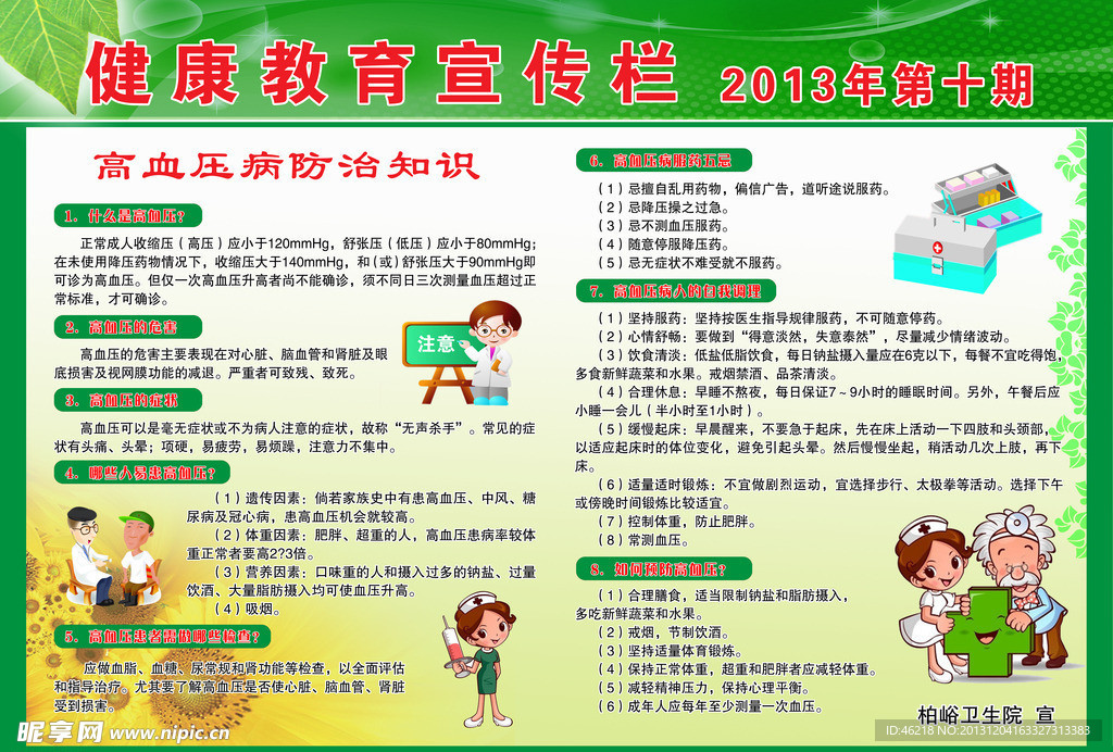健康教育宣传栏