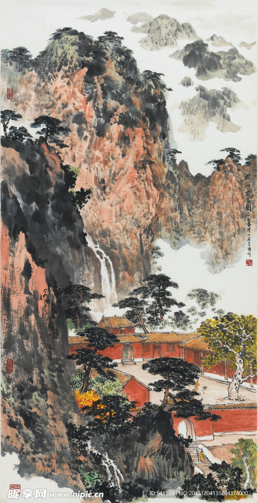 深山古寺