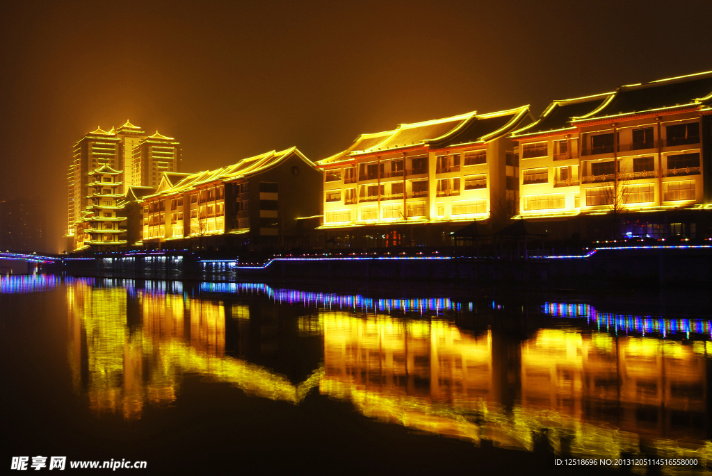 临沂万兴都夜景