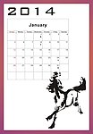 2014马年1月