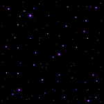 闪烁星空背景