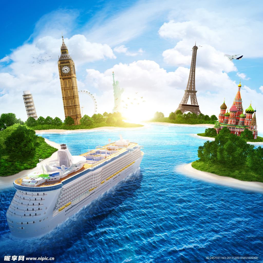 旅游背景