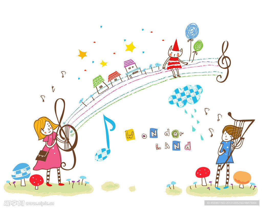 孩子用音乐奏出的世界
