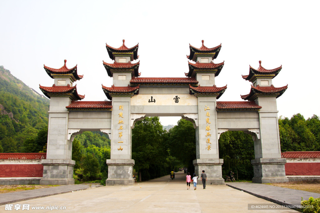 仿古门楼