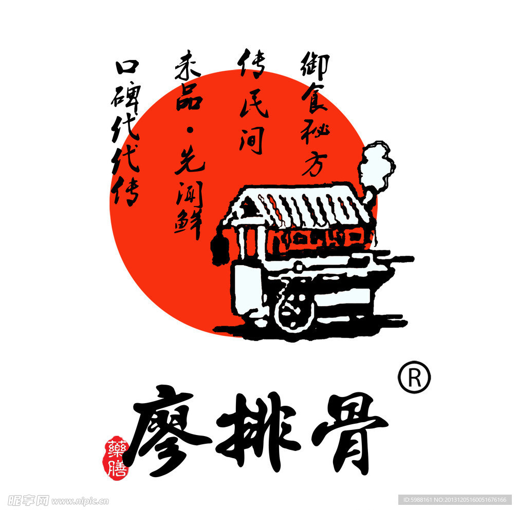 廖排骨LOGO