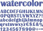 水墨字母