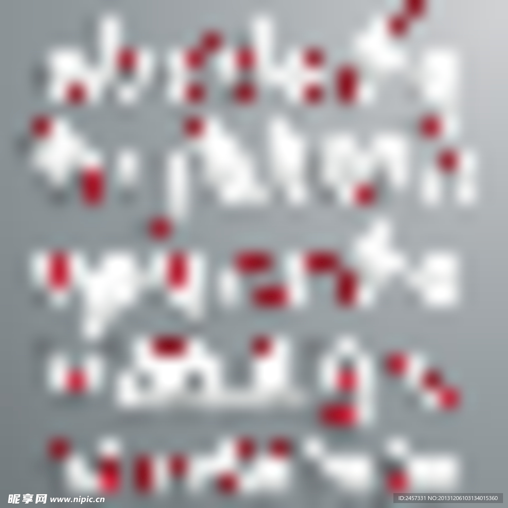 丝带字母