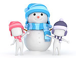 孩子和雪人