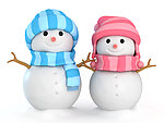 雪人情侣