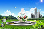 商务 自然风景