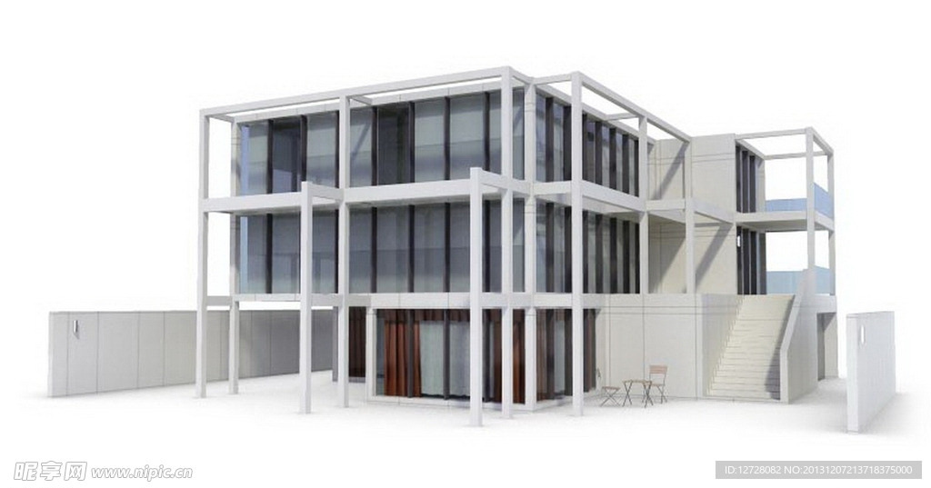 室外建筑 建筑模型