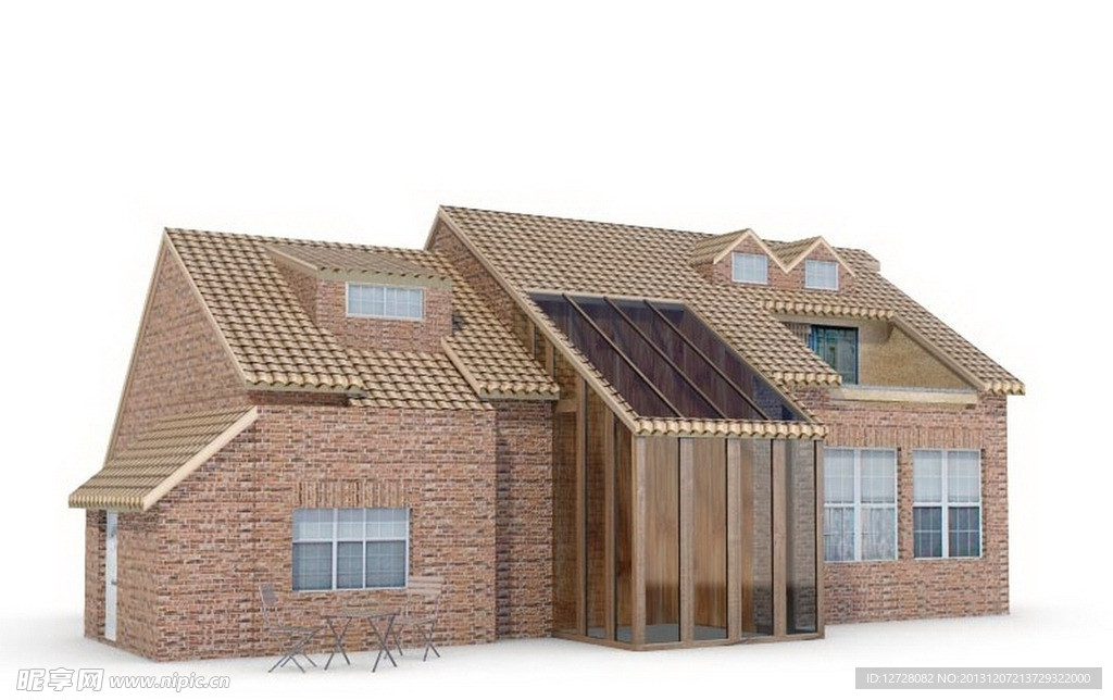 室外建筑 建筑模型
