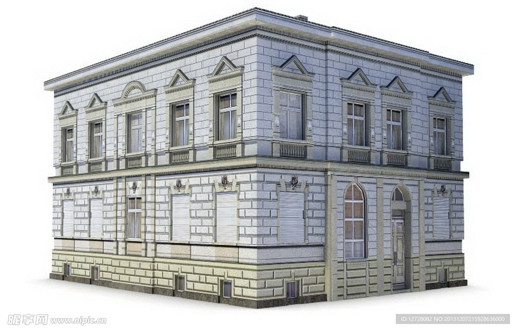 室外建筑 建筑模型
