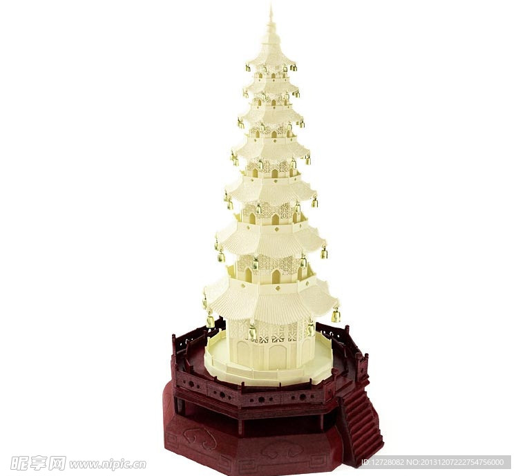 中国塔 塔模型