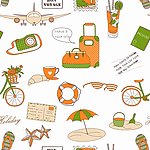 夏日沙滩度假用品