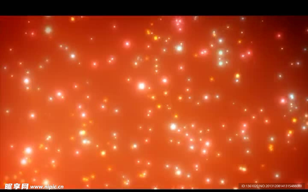 粒子星光视频素材