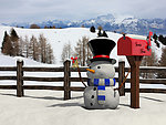 雪地雪人