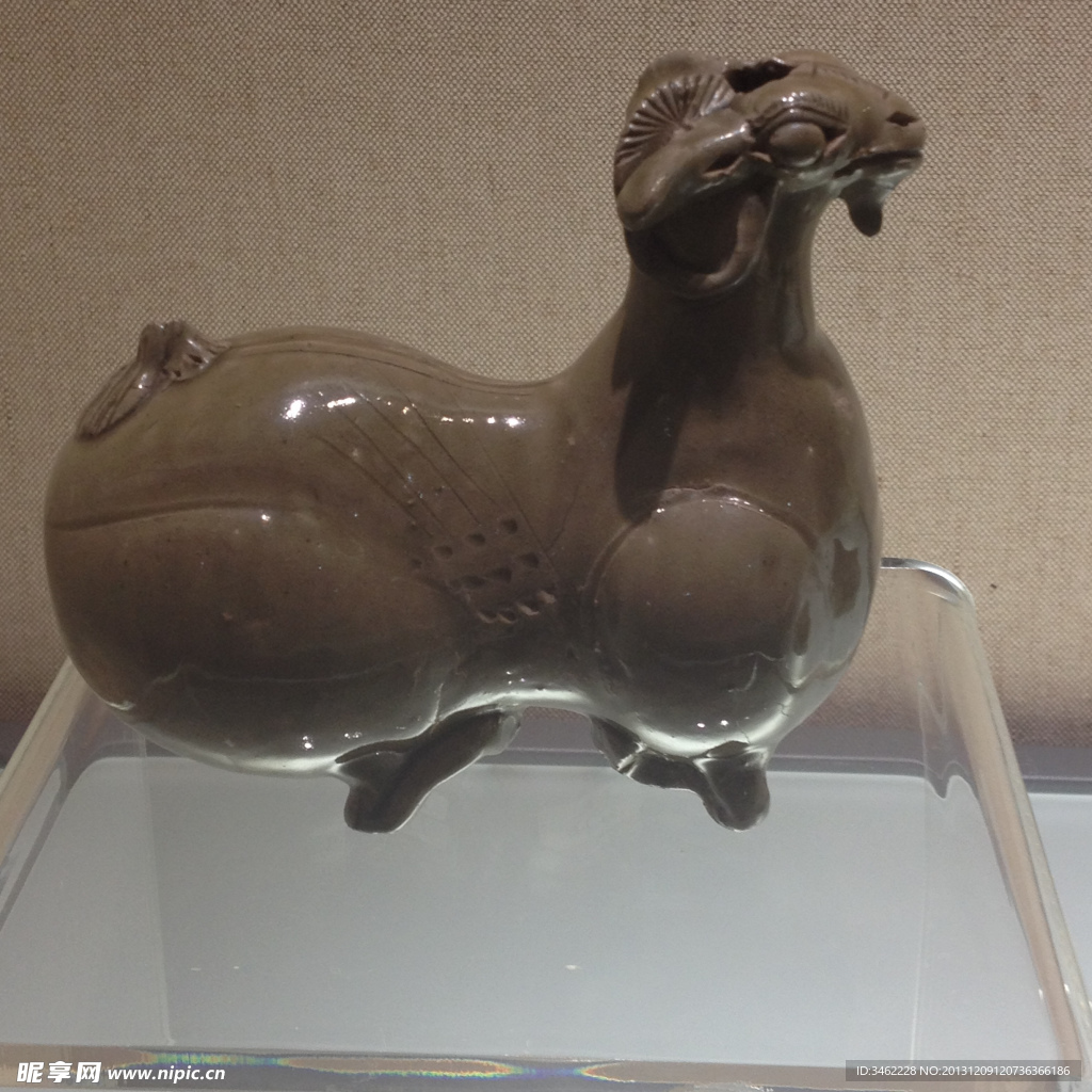 出土文物动物陶瓷