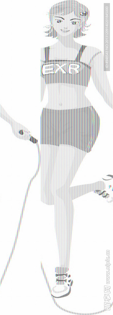 矢量人物女
