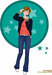 矢量人物 女潮人