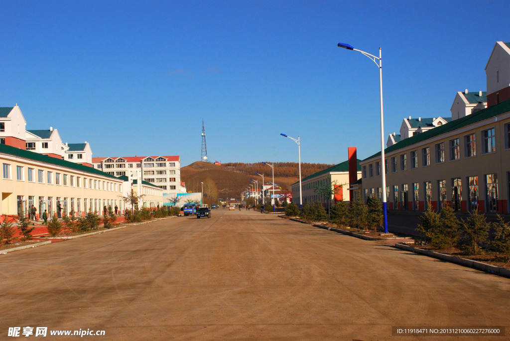 根河林业棚户区住宅楼