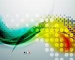 动感线条圆点