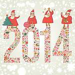 2014新年背景