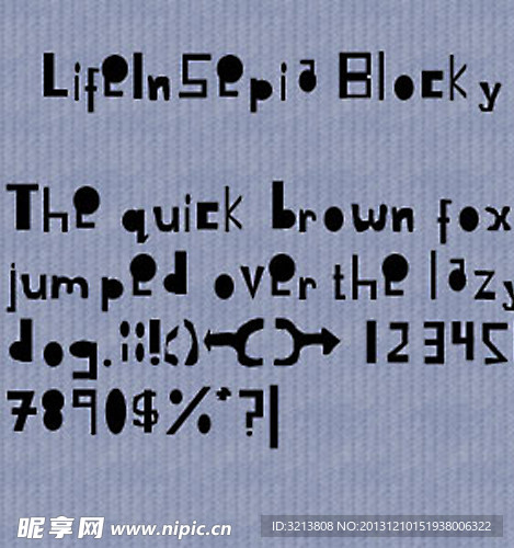 字体