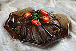 白辣椒蒸苗家腊肉