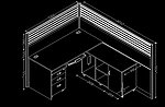 屏风工作位