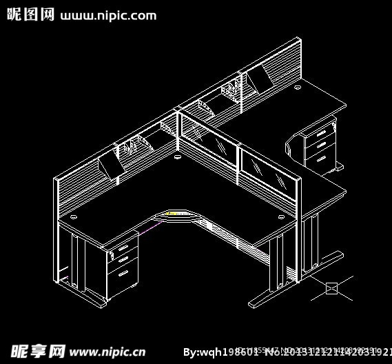 屏风工作位