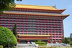 中式酒店彩绘实景图