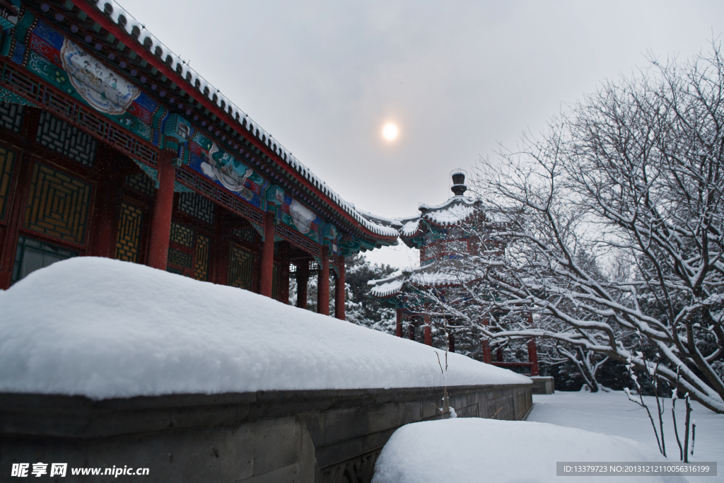 颐和园雪景