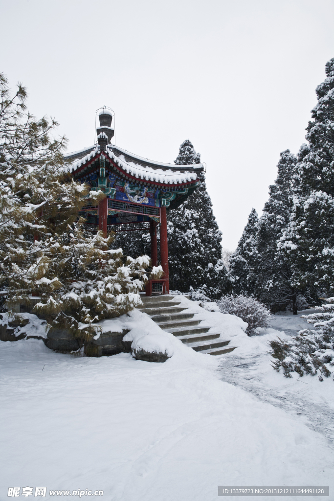 颐和园雪景