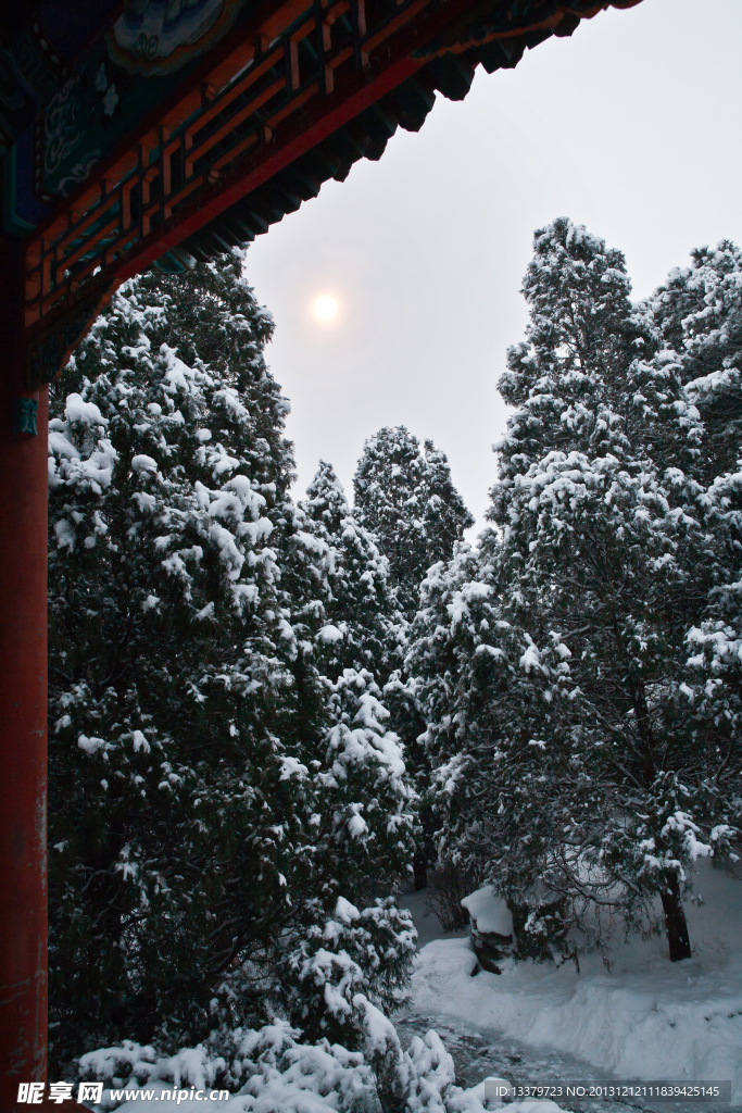 颐和园雪景