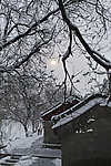 颐和园的雪景