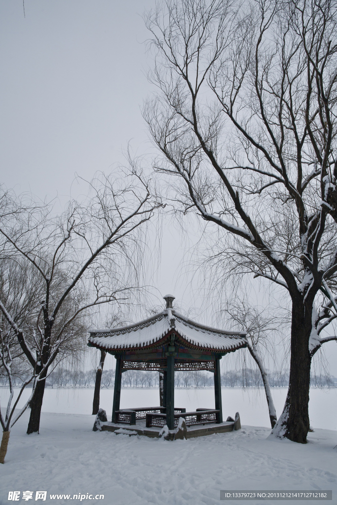 颐和园雪景