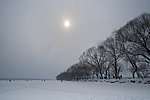 昆明湖雪景