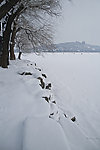 昆明湖雪景