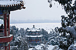 画中游景区的雪